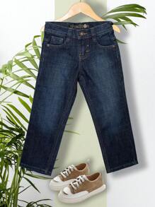 CHUEKITOS. Baby Boys Denim - Blue - View 2