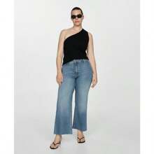 Mango Jeans culotte de tiro alto para mujer Catherin
