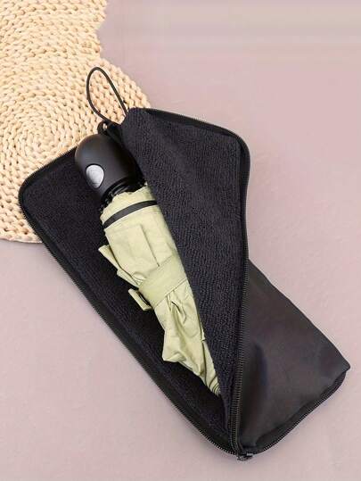 Solid Color Umbrella Storage Bag,Portable Waterproof Umbrella Storage Bag, Abrasion Resistant Fabric, Absorbent Towel Cloth,School Supplies School Accessories Back To School University Students Organizer,Travel-Friendly For Easy Storage