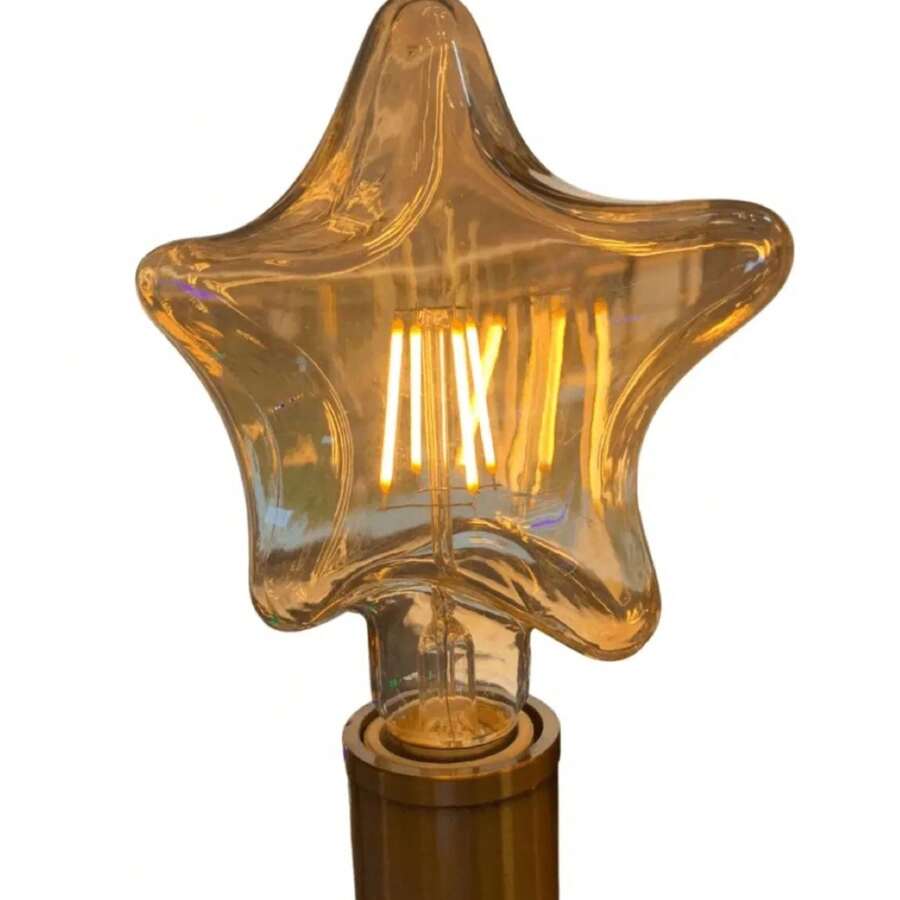 Kit 2 Bivolt Star Led Filament Light Lamp - Ngôi sao - Xem 1
