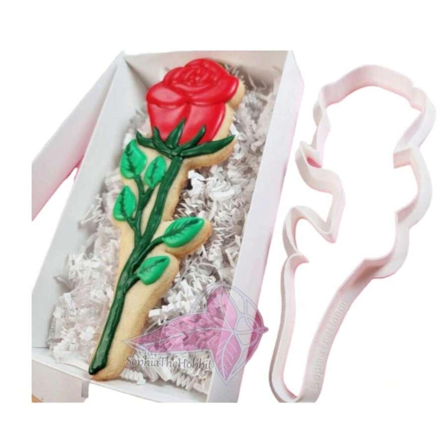 Cortador galletas modelo Rosas, 1 Pza Fondant Flores - Multicolor - Ver 1