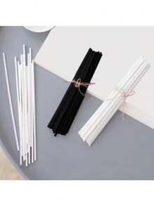 10pcs White Fragrance Rattan Diffuser Sticks, Flameless Aroma Essential Oil Diffuser Refill Sticks For Home Decor - White 10 Pieces - View 3