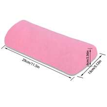 Cojín de mano, almohada de esponja suave para arte de uñas - Alfombrilla de mesa para arte de uñas, cojín de descanso de mano para salón, soporte de reposabrazos desmontable y lavable, herramientas de manicura y maquillaje - Multicolor - Ver 2