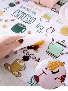 1pc Drawer Liner Paper, Moisture-Proof Wardrobe Shoe Cabinet Mat Anti-Dust Anti-Oil Sticker - Multicolor - View 8