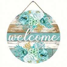 1 件创意木制圆形门挂，春季无面娃娃侏儒薰衣草吊坠，水牛格子木质字母门牌挂饰，春季派对主题装饰，室内墙壁挂饰，门上季节性挂饰，家居装饰，庭院装饰，农舍装饰，花园客厅餐厅装饰。 - 彩色 - 查看 3