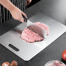 1 Stück Schneidebrett, Edelstahl Schneidebrett, Schneidebrett, Brettchen für Käse und zubereitete Speisen, Fleisch, Käse, Brot, Gemüse und Obst, Geschenk für Mutter oder Vater