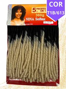 Nina Softex Original Dread Crochet Curly Hair Bundle 360 Grams 5 In 1 - Mustard Yellow - View 2