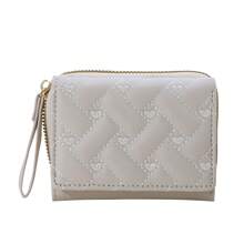 Heart Embroidered Faux Leather Wallet, Women's Small Cute Wallet With Multi Card Slots - Multicolor - View 11