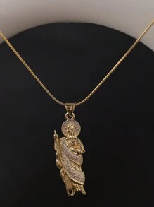 1 Pc Gree St.Jude Necklace Saint Jude  Style Chain - Gold - View 12