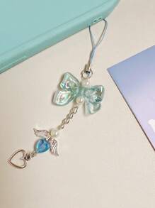 1/2 件粉色蝴蝶结心形星形钥匙扣或手机挂件，彩色串珠手机挂件钥匙扣，甜美女孩千禧风格，适合日常佩戴或约会，是送给母亲、爱人、朋友或任何节日或生日的完美礼物 - 彩色 - 查看 14