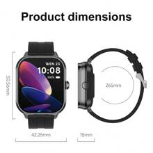 Nuevo reloj inteligente con llamadas GEJIAN, pantalla táctil HD completa de 2.01 pulgadas, 240*296 píxeles, con auriculares inalámbricos, control de música, recordatorio de mensajes, alarma inteligente, monitoreo de salud, seguimiento deportivo, deportes interiores y exteriores, buscador de teléfono, compatible con iOS, Android y HarmonyOS, reloj deportivo inteligente - 24 estilos - Ver 12