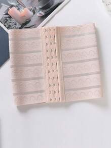 1 pièce Ceinture minceur aérée pour femmes avec ouvertures, soutien lombaire et gaine de taille pour le sport et le porter quotidien. Ceinture de taille adaptée pour l'entraînement, les sports à domicile et la marche. - Nude - Voir 3