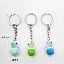 1 pièce Mignon tortue colorée avec petit cadeau lumineux pour garçons et filles. Accessoire de sac, porte-clés, sac à dos pour l'école, Halloween, Fête des enseignants, porte-badge avec support pour voiture, accessoires de Noël