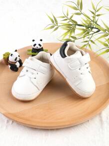 1 双婴儿/幼儿卡通熊钩环设计运动鞋，柔软橡胶鞋底防滑婴儿学步鞋适合春、夏、秋、冬（0-1 岁） - 黑色 - 查看 7