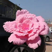 1pc Huge Artificial Silk Peony Flower Decoration,Artificial Large Peony Flower For Decoration, Artificial Peony Flower Faux Flower Realistic Large Simulation Flower Wedding Reception Props For DIY Craft Living Room Decoration, Indoor Outdoor Decoration, Valentine Day, Gift,Garden Decor,Outdoor Plant,Gardening,Fake Flowers