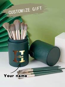 Personalized Makeup Brush Bucket, Custom Pen Bucket, Brush, Cosmetics, Multi-Purpose Stand Makeup Gift, Suitable For Women, Friendly And Elegant Bridesmaid Gift Box, Very Suitable For Wedding Gifts, Or Birthday Gifts School Supplies Multi-Functional Storage Box For Classmates And Friends