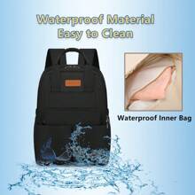 1 pieza Mochila bolsa cambiador para bebé - Bolsa multifunción impermeable para bebés niños y niñas, Mochila cambiador - Bolsa de pañales de viaje grande - Mochila de viaje para maternidad y cambio de bebé, Artículos esenciales y regalos para el registro y la ducha de bebé recién nacido - Caqui - Ver 8