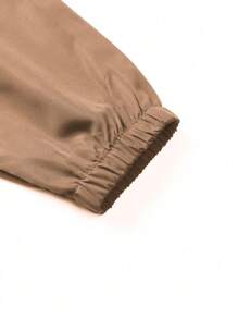 Tween Boy Casual, Fashionable Printed Drawstring Cargo Pants, Spring & Summer - Black - View 4