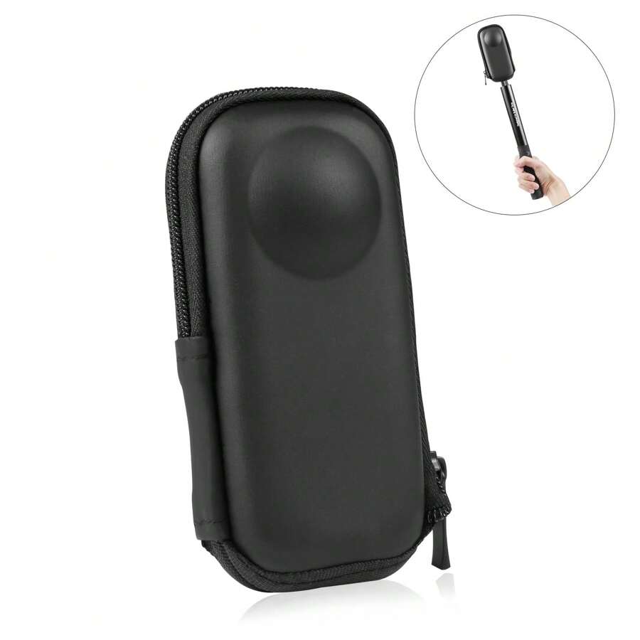 For Insta360 X4 PULUZ Camera Portable Case Box Storage Bag (Black) - Black - View 1