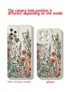 Vỏ bảo vệ điện thoại TPU mềm chống sốc hoa Ditsy Tương thích với IPhone 15/XR/7/8, IPhone 15 Pro Max/12 Pro Max/13 Pro Max/14 Pro Max, IPhone 13/14/11/12/14, Samsung Galaxy A13 4G/A22/A21S/A51 4G/A52/S22 Ultra, Redmi 10/Redmi Note 11 4G/Redmi 11 Lite, Điện thoại Huawei, Samsung, Xiaomi, Redmi - Nhiều màu - Xem 6
