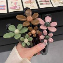 Korean Style, High-End Feel, Flower Hair Clip For Buns, 2024 New - Multicolor - View 5