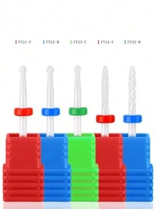 1 件专业陶瓷指甲钻头电动工具配件美甲刀修甲抛光研磨工具用品