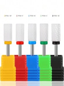 1 件专业陶瓷指甲钻头电动工具配件美甲刀修甲抛光研磨工具用品