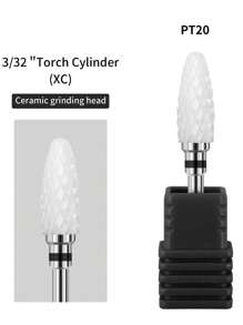 1 件专业陶瓷指甲钻头电动工具配件美甲刀修甲抛光研磨工具用品