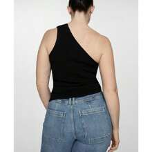 Mango Jeans culotte de tiro alto para mujer Catherin