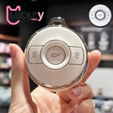 Car Key Cover Case Shell Holder Protection Fob For Mercedes Benz SMART Fortwo 1 BRABUS 1 Benz SMART 2022 2023 Keychain Accessory - Multicolor - View 4