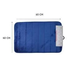 Soft Microfiber Bathroom Rug Quick Dry Non-Slip - Màu xanh lam - Xem 2