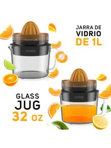 Exprimidor Eléctrico Taurus Citrix 1lt 60hz 127v Color Negro/Naranja Frecuencia 60 Hz - Negro - Ver 2