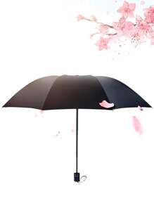 PARAGUAS DISEÑO FLORAL - Negro - Ver 3