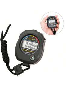 1 Paquete Cronómetro y temporizador digital deportivo multifunción, Pantalla grande con fecha hora y función de alarma, adecuado para entrenadores deportivos, entrenadores de fitness y árbitros. - Multicolor - Ver 2