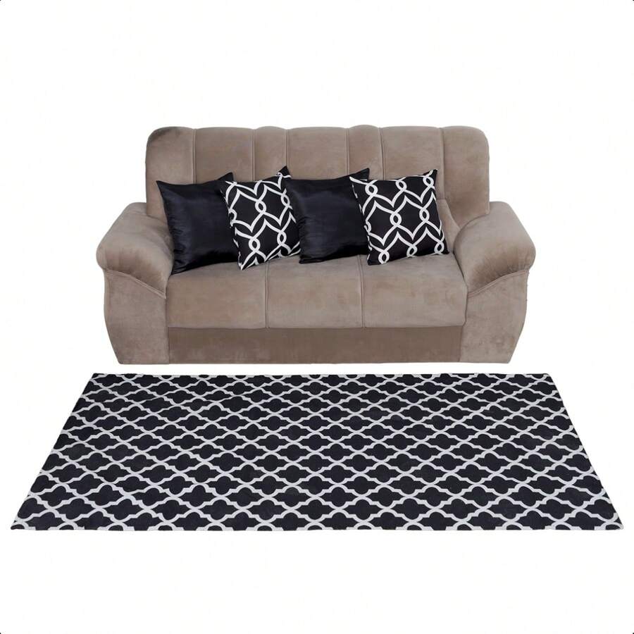 Kit 4 Cushion Covers 45cm X 45cm - 黑色 - 查看 1