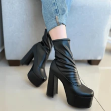 Women Ankle Boots & Booties - Black - View 2