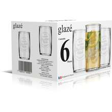 Juego de vasos grabados, 6 piezas (588ml) - Blanco - Ver 5