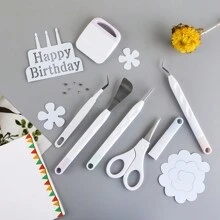 6 Stücke/Set Handwerks-Vinylfolie Werkzeug-Set für das Heraustrennen, Skrapbooking, DIY Silhouette Relief Schnitzwerkzeug Set für Hersteller von Silhouetten Handwerkszeug