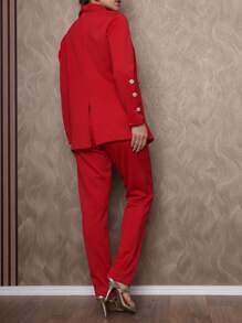 Women Two-piece Outfits - Đỏ - Xem 4