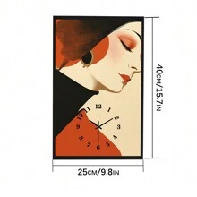 1 PC Personalized Square Muted Wall Clock,Customized Your Photo On A Aluminum Alloy Framed Wall Clock,Gift For Family,Lovers And Pets Gifts Birthday Graduation - Multicolor - View 9