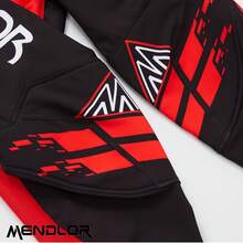 2024 MENDLOR Black/Red Motorcycle Equipment Set And Sock Combination Suitable For MTB MX ATV Jersey Pants Mountain Bike Off-Road Motorcycle Men's Set Racing Set Sock Combination - Black Red - View 7
