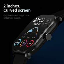 Smart Watches For Men Android Phones, Samsung Galaxy, Wireless 5.0, Texting And Calling, 240*296 HD Large Screen, IP67 Waterproof, Healthy Heart Rate And Blood Pressure Monitoring, Message Remind, For Women Ios Phones, With Speakers, With Music, Outdoor Health Sports Watch, Pedometer, Calorie Counter, Golf, Activity Tracking, Date, Clock, Sleep, Silicone Bands, There Are Many Faces, Black/Silver/Gold - Màu xanh lam - Xem 7
