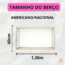 American National Standard Crib Sheet Set 3 Pieces Full Deluxe Girl Boy Premium Elastic Sheet Cotton Pillowcase - 粉色 - 查看 7