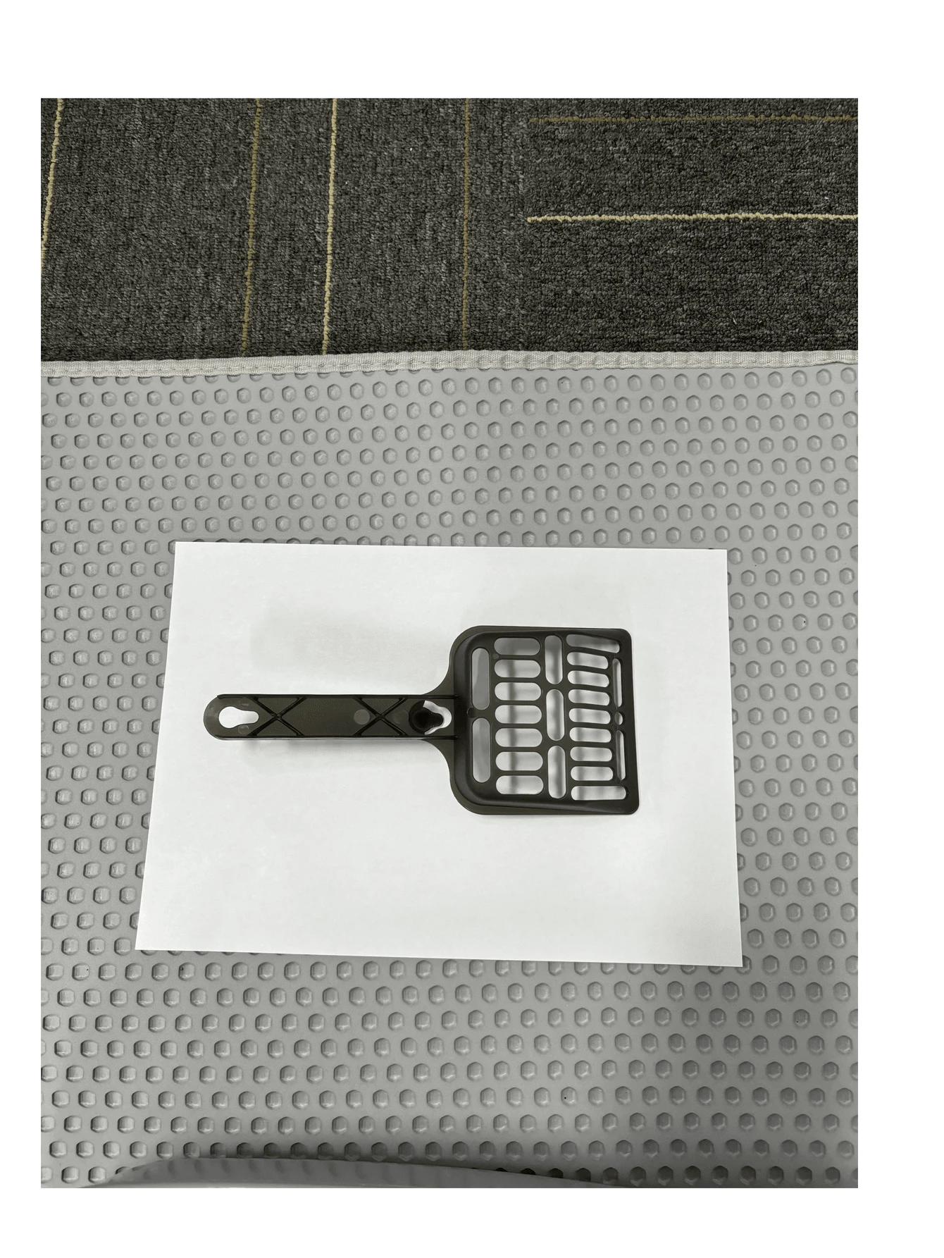 Extra LargeCat Litter Box Half Enclosed Litter Basin Large Litter Pan