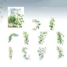 20 Stücke/Packung Vintage Wald Thema Sticker, kreative ästhetische Dekoration, DIY Scrapbooking Bastelmaterial, Urlaubsgeschenk, personalisierter Planer Schulsachen
