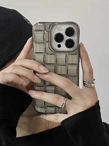 Minimalist Transparent Chocolate Design Soft Phone Case Compatible With IPhone 17 Pro Max/17 Pro/17 Air/17/16 Pro Max/16/16 Pro/16 Plus/15/15 Pro Max/15 Pro/15 Plus/11/12/13/14 Pro Max/XS/XR/11 Pro/11 Pro Max/12 Pro/12 Pro Max/13 Pro/13 Pro Max/7 Plus/14 Pro/14 Pro Max/14 Plus/7 Plus/8 Plus/8/SE2, Creative Design