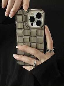 Minimalist Transparent Chocolate Design Soft Phone Case Compatible With IPhone 17 Pro Max/17 Pro/17 Air/17/16 Pro Max/16/16 Pro/16 Plus/15/15 Pro Max/15 Pro/15 Plus/11/12/13/14 Pro Max/XS/XR/11 Pro/11 Pro Max/12 Pro/12 Pro Max/13 Pro/13 Pro Max/7 Plus/14 Pro/14 Pro Max/14 Plus/7 Plus/8 Plus/8/SE2, Creative Design