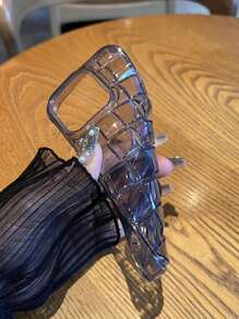 Minimalist Transparent Chocolate Design Soft Phone Case Compatible With IPhone 17 Pro Max/17 Pro/17 Air/17/16 Pro Max/16/16 Pro/16 Plus/15/15 Pro Max/15 Pro/15 Plus/11/12/13/14 Pro Max/XS/XR/11 Pro/11 Pro Max/12 Pro/12 Pro Max/13 Pro/13 Pro Max/7 Plus/14 Pro/14 Pro Max/14 Plus/7 Plus/8 Plus/8/SE2, Creative Design