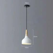 1 đèn chùm phong cách Bắc Âu, đầu đơn/ba, đèn thả nghệ thuật hiện đại tối giản màu Macaron, thích hợp cho phòng ăn, quầy bar, phòng ngủ, không bao gồm bóng đèn - Đèn chùm nhỏ 1,5m - Xem 9