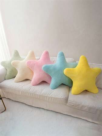 Halloween Soft & Cozy Fabric Plush Star Shaped Ins Nordic Style Stuffed Doll Pillow, Birthday Gift For Girlfriend/Boyfriend/Friends, Home Decor For Bed, Sofa, Living Room